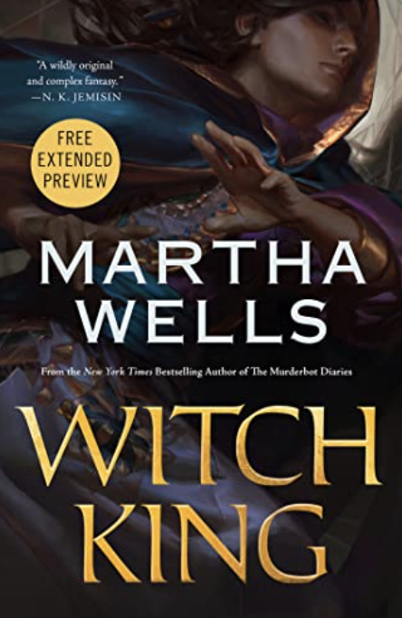 The cover of Martha Wells' book WITCH KING